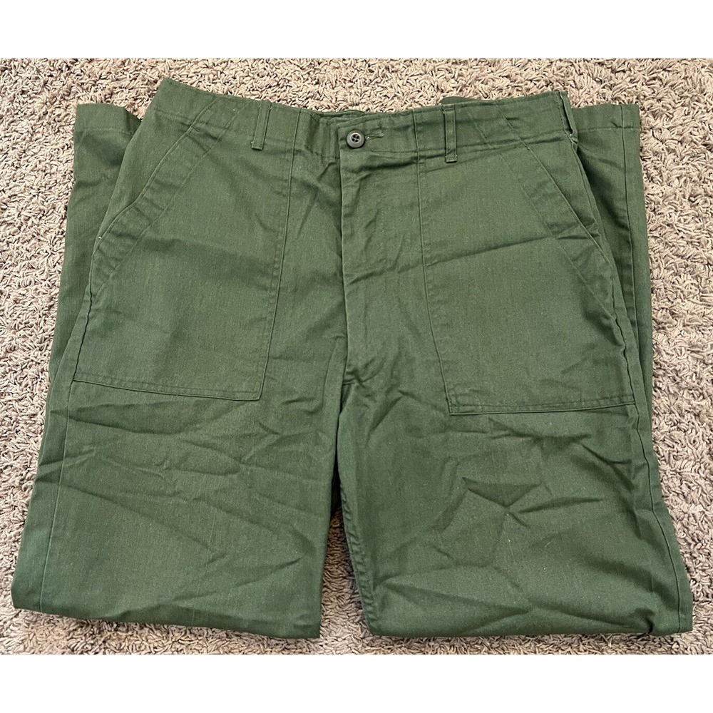 Vintage Military OG-507 Utility Trousers Pants Mens Durable Press USA SZ 36x31